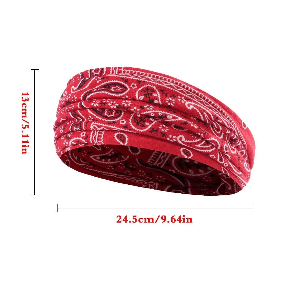 Boho Stretch Sweat Headband