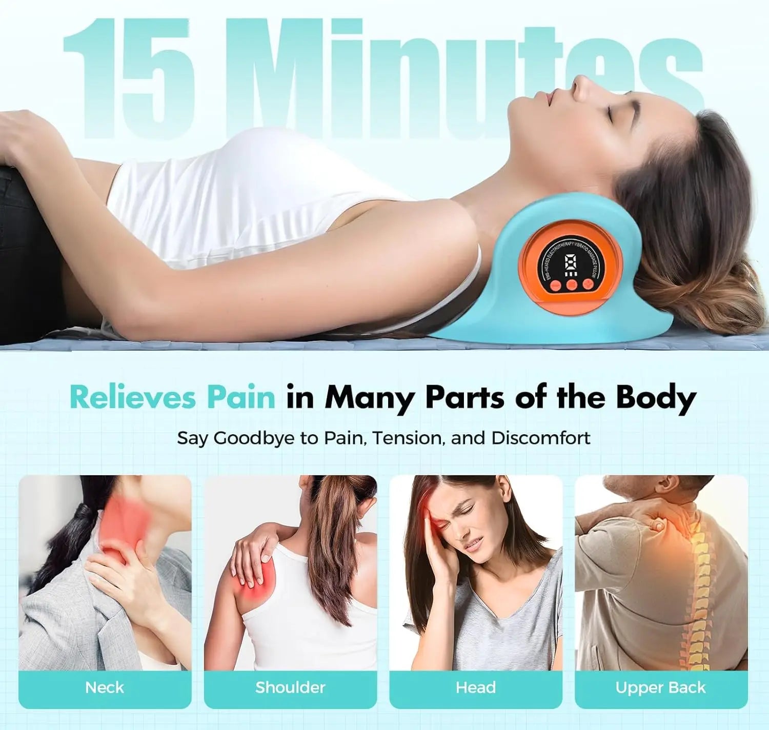 Shiatsu Neck Massage Pillow