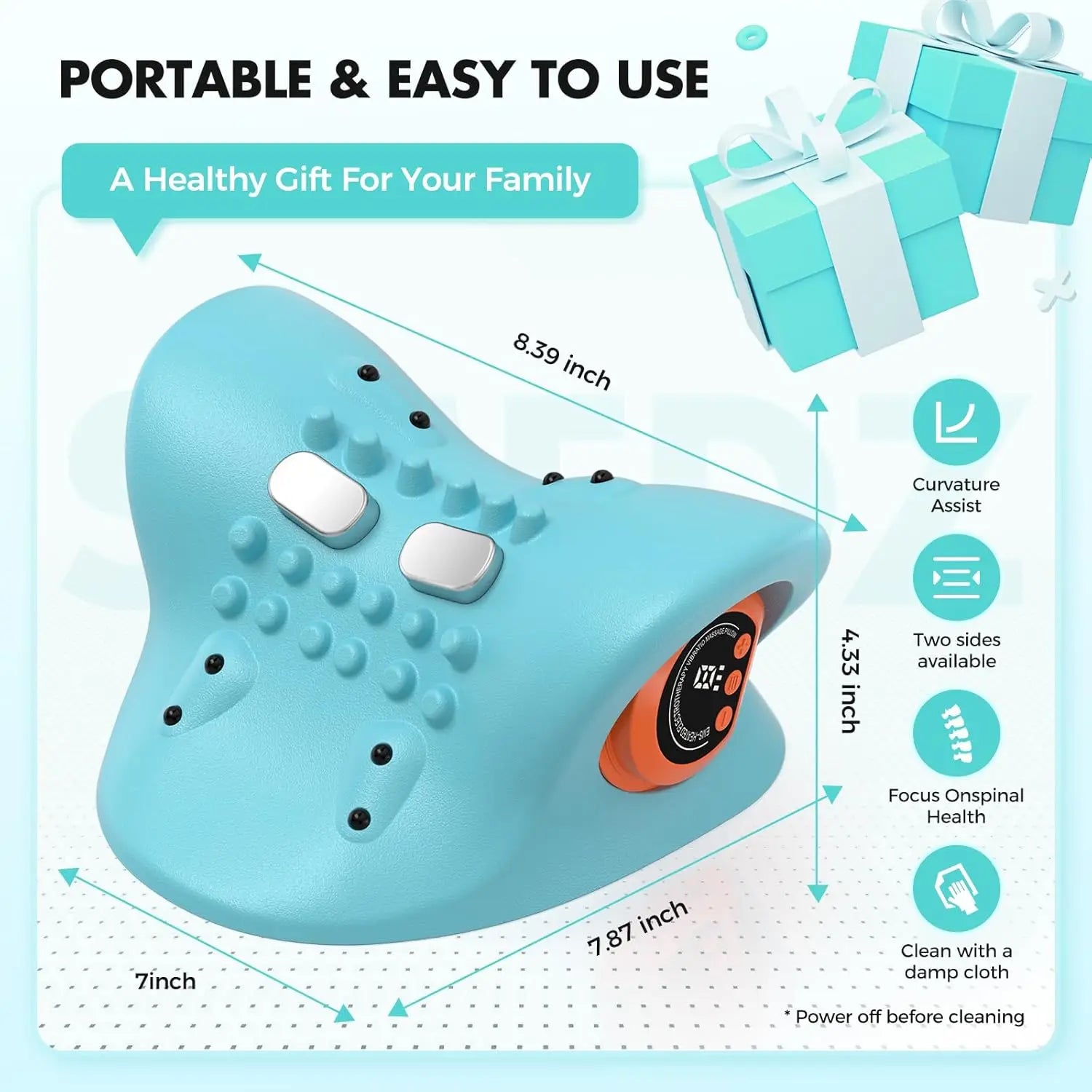 Shiatsu Neck Massage Pillow