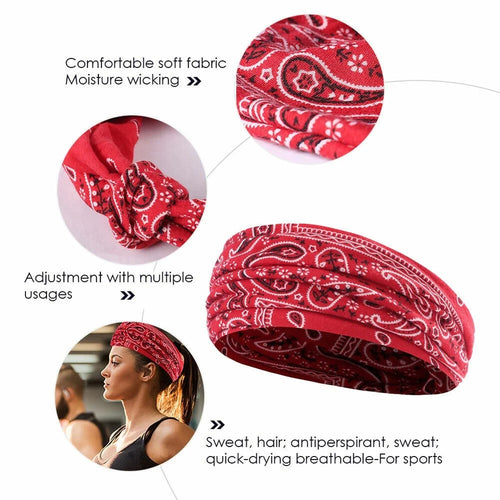Boho Stretch Sweat Headband