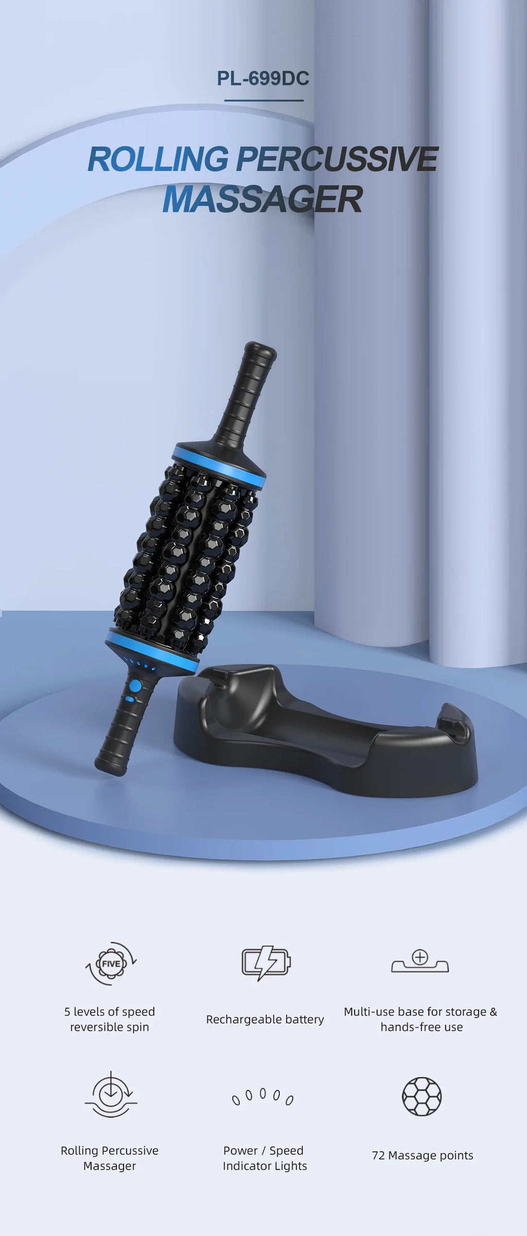 Cordless Deep Tissue Roller