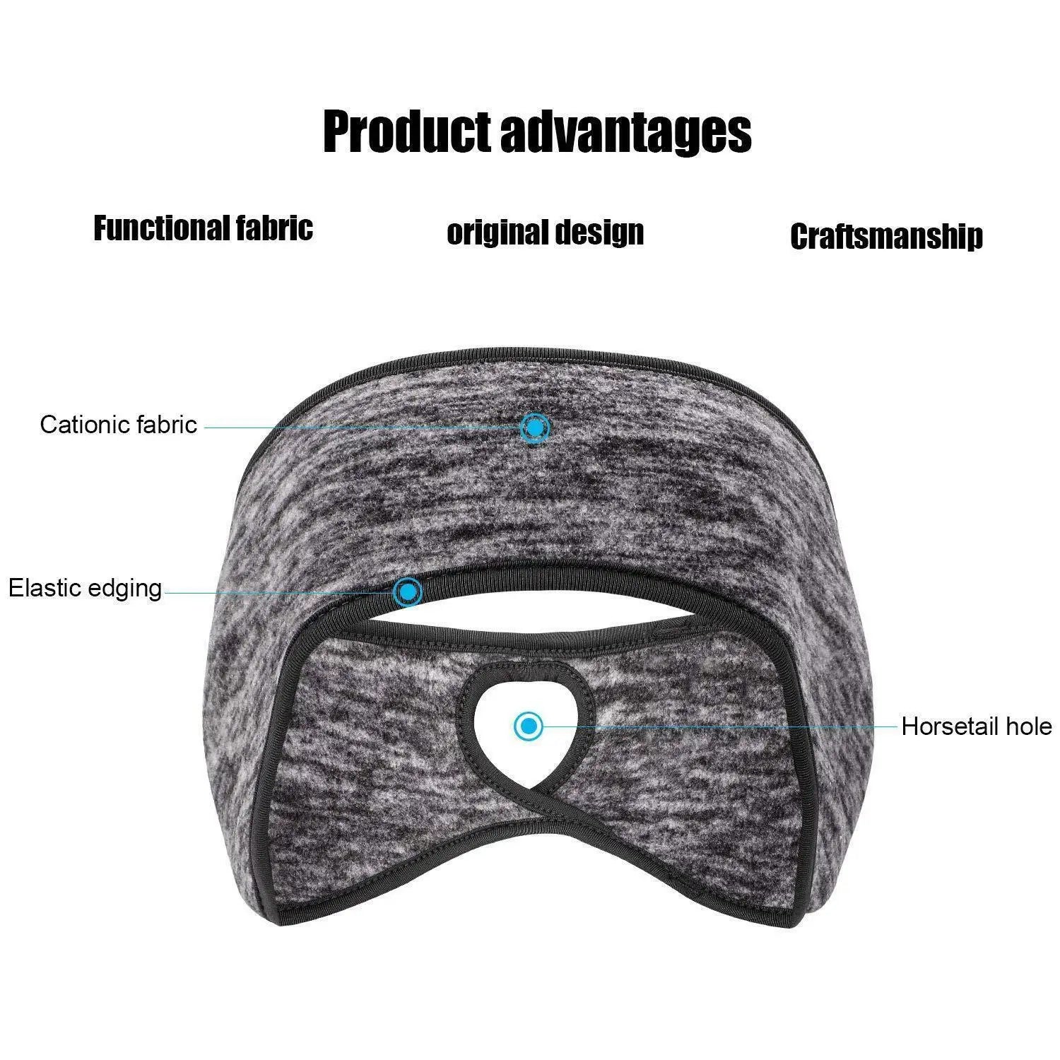 Ponytail Thermal Ear Headband