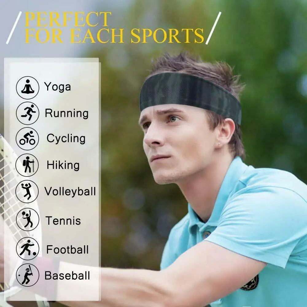 Elastic Training Sweat Headband