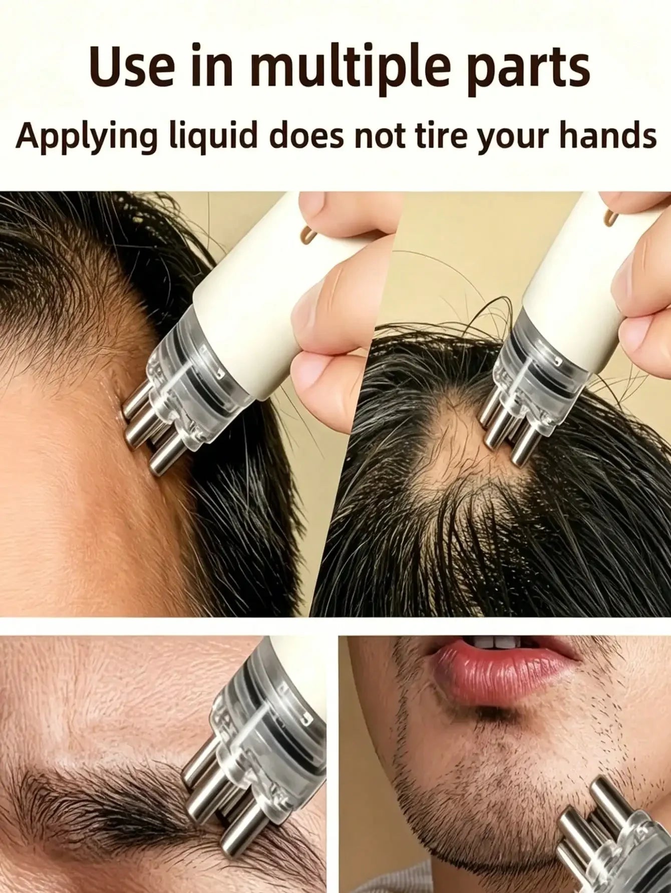 Scalp Massage Applicator Comb