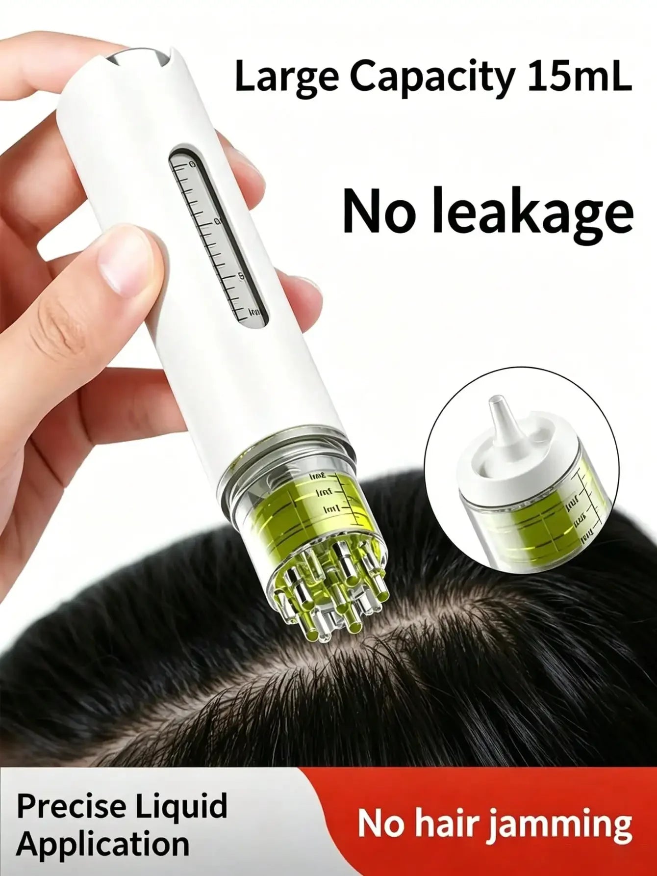 Scalp Massage Applicator Comb