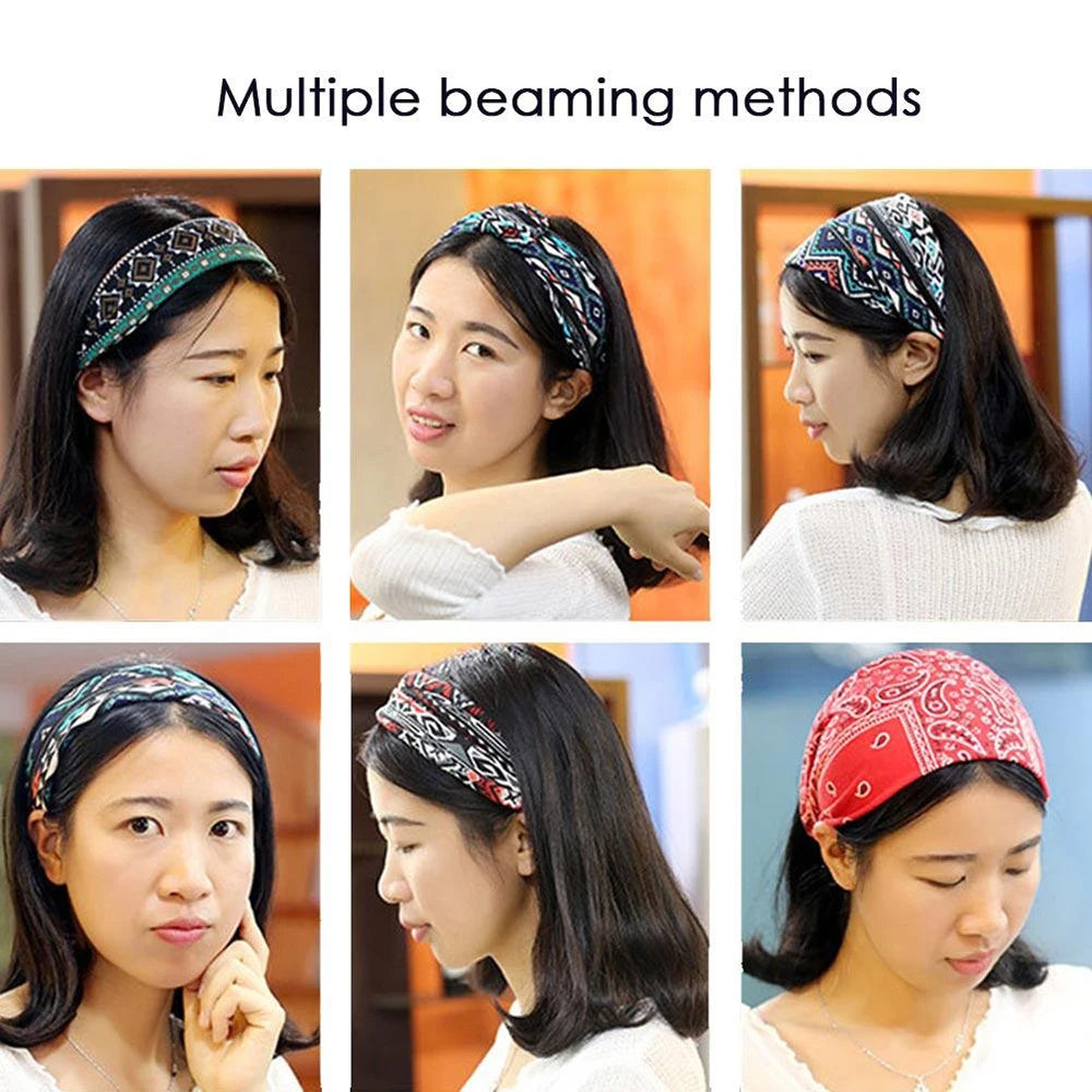 Boho Stretch Sweat Headband