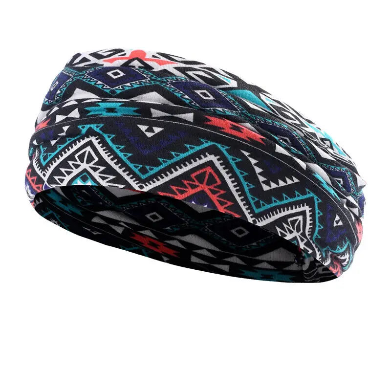 Boho Stretch Sweat Headband