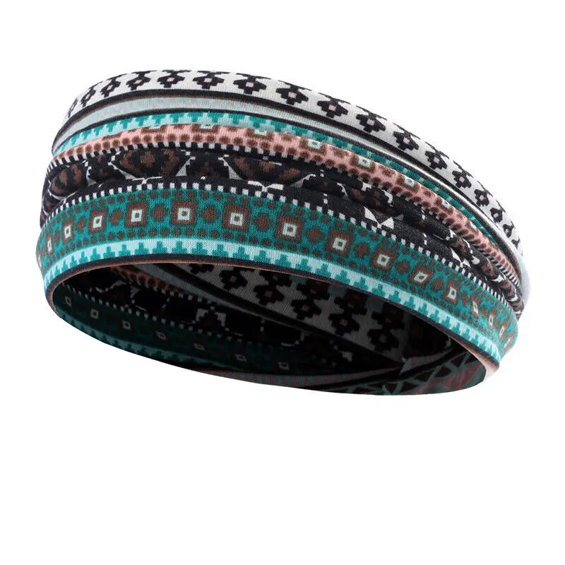 Boho Stretch Sweat Headband