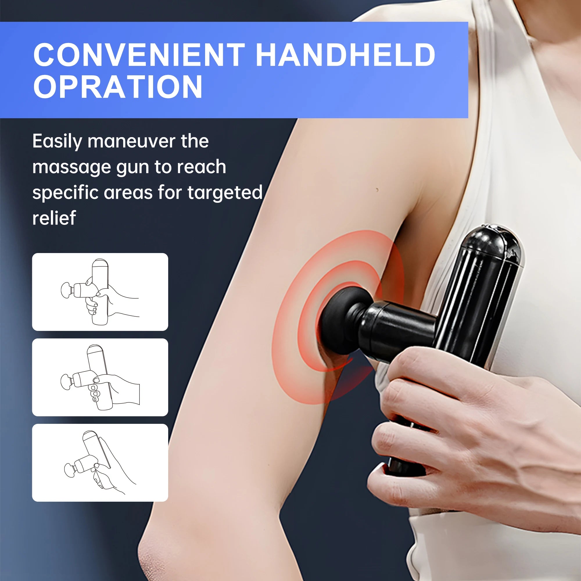 Portable Deep Tissue Massage Gun