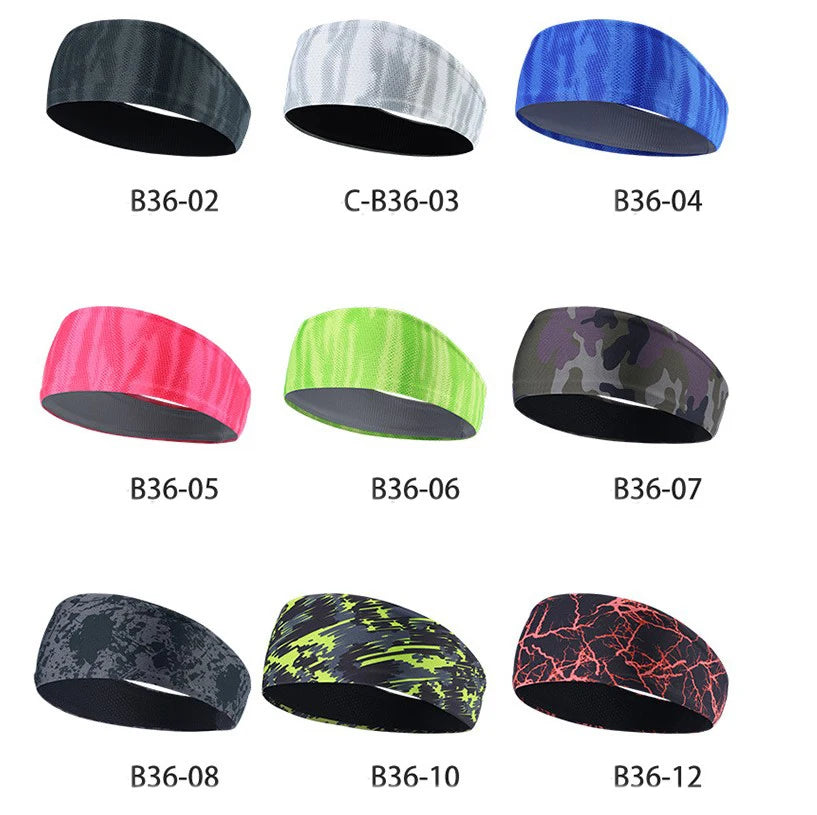 Elastic Training Sweat Headband
