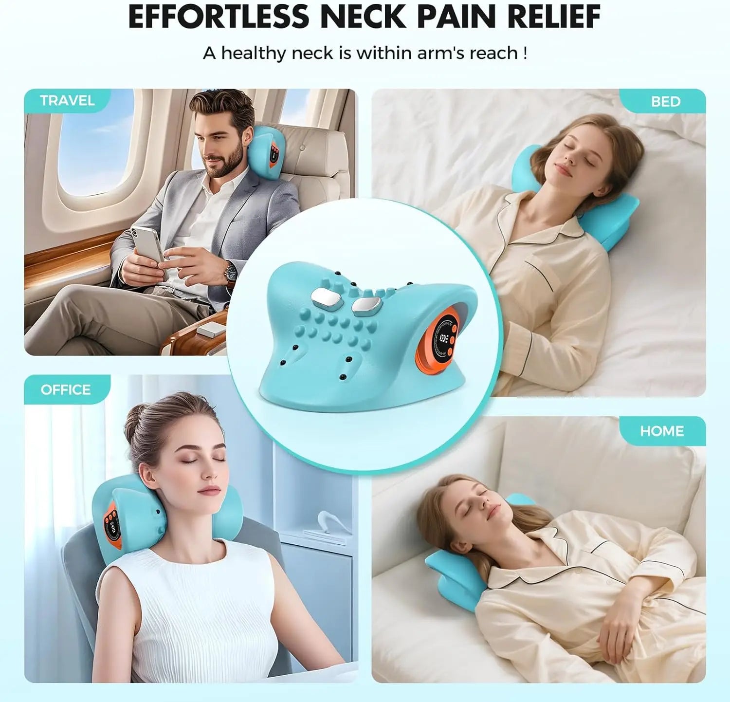 Shiatsu Neck Massage Pillow