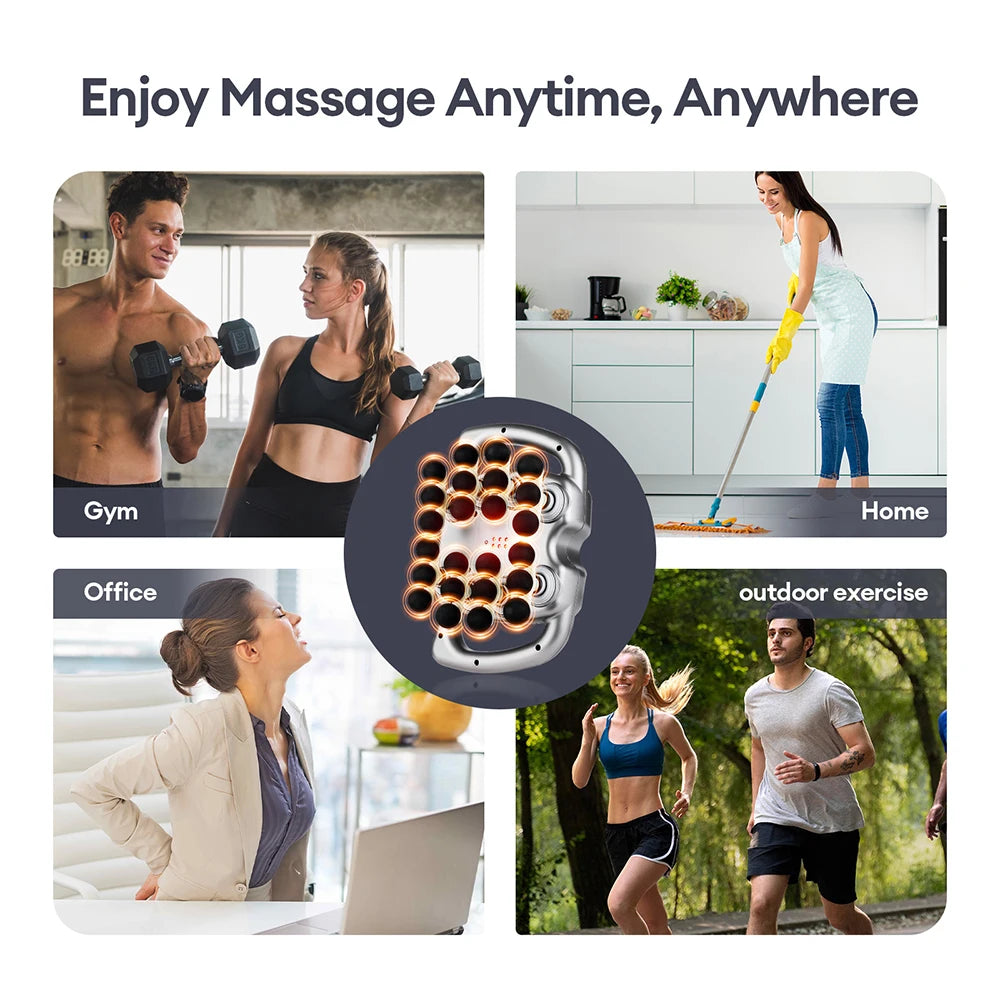 24-Head Fascia Massage Gun