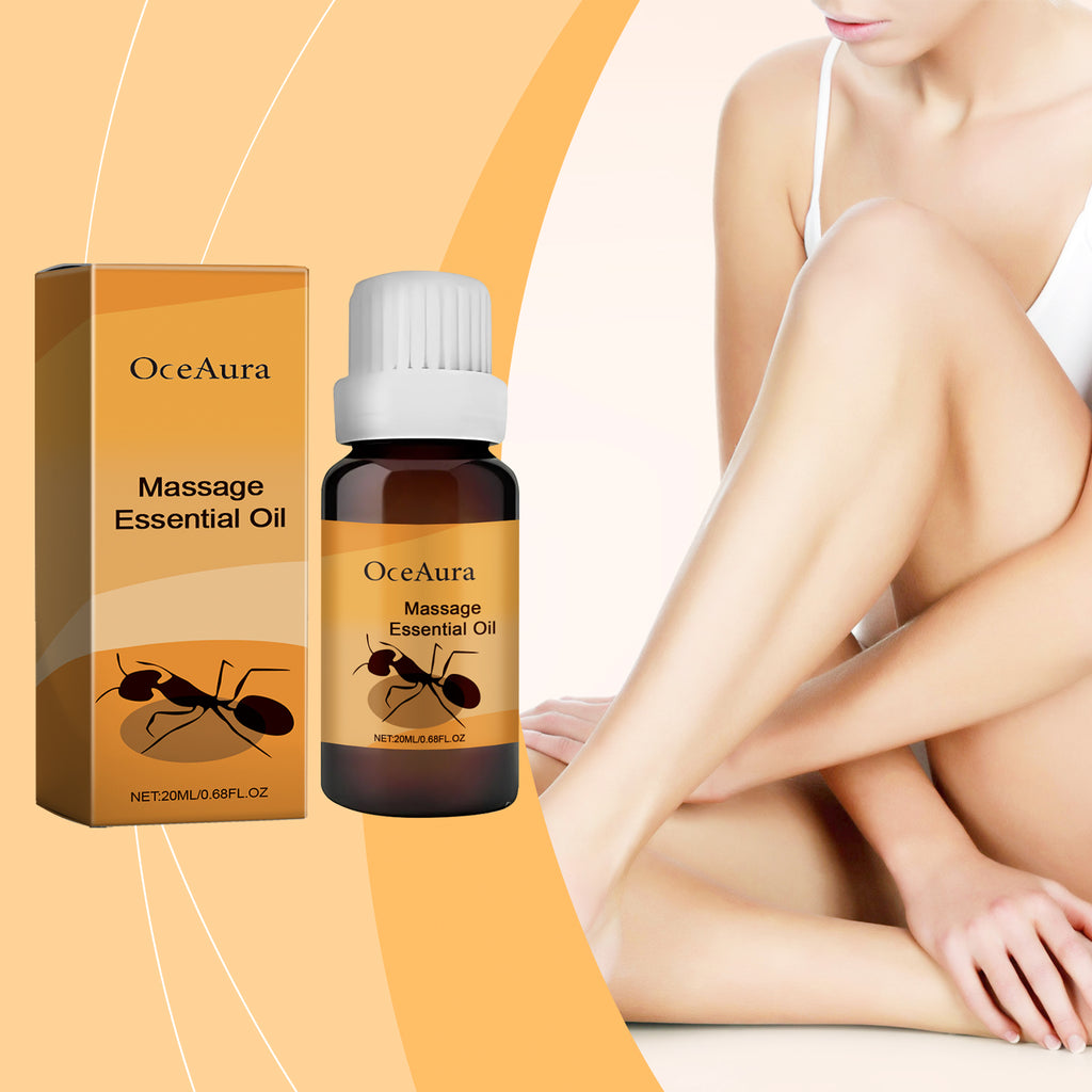 Aceite de masaje reafirmante OceAura para una piel suave, elástica y radiante.