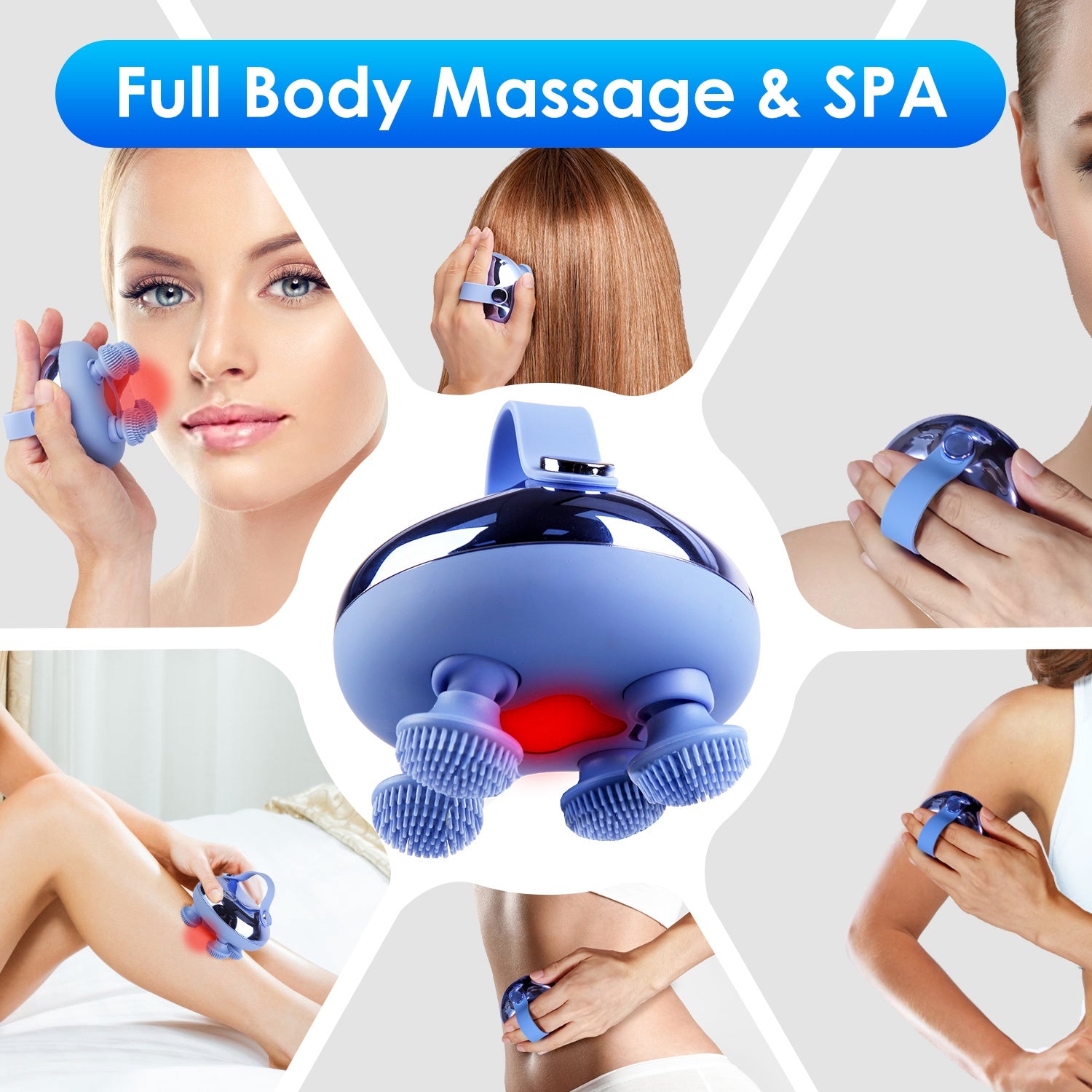 RelaxScalp Electric Head Massager For Deep Relaxation And Comfort
