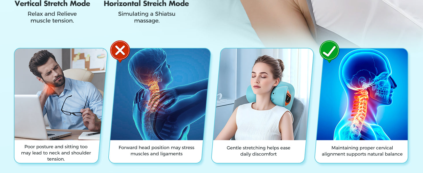Shiatsu Neck Massage Pillow