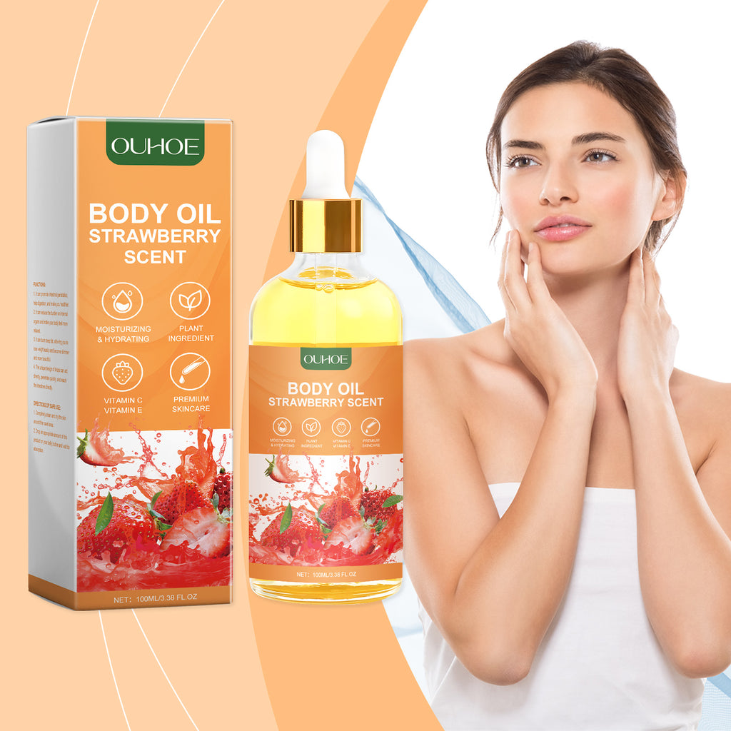 Strawberry Glow Massage Oil