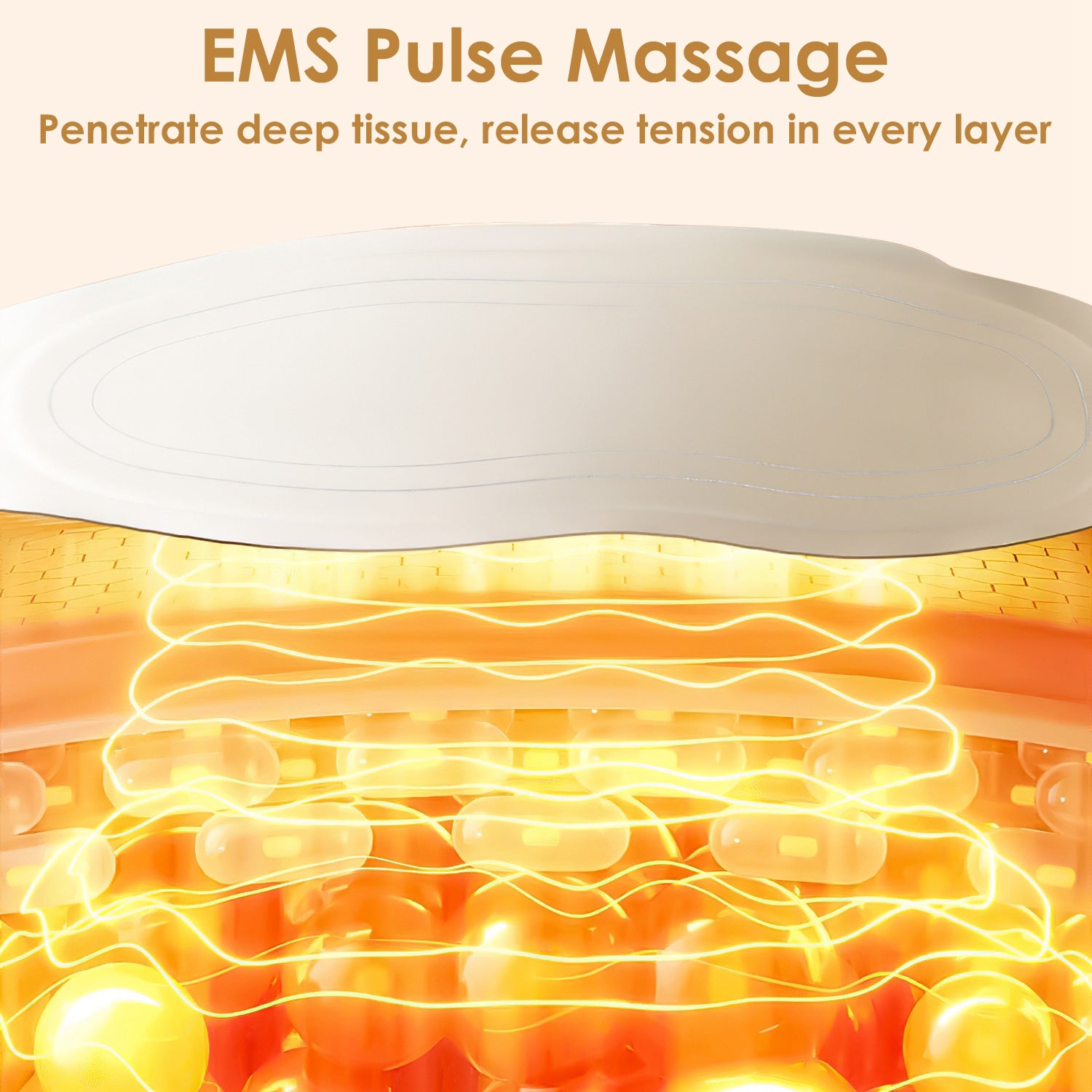 Appareil de massage EMS FlexRelief pour le bas du dos afin de soulager la douleur