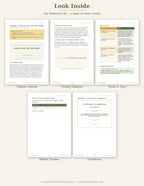 Look Inside The Balanced Life - chapter previews, guided diagrams, weekly trackers and certificate of completion