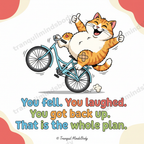 Motivation & Healing Wellness Card Pack – Cartoon Edition – 5 Digital Cards