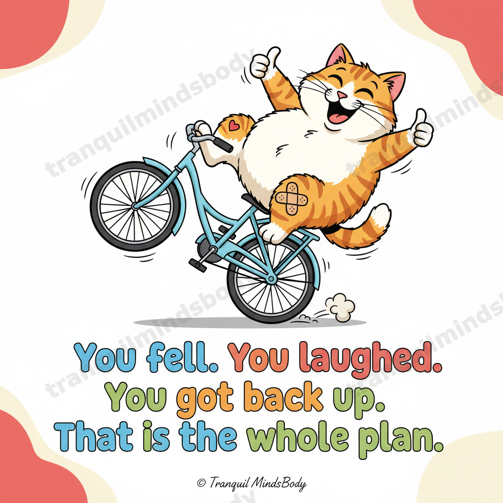 Motivation & Healing Wellness Card Pack – Cartoon Edition – 5 Digital Cards