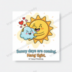 Motivation & Healing Wellness Card Pack – Cartoon Edition – 5 Digital Cards