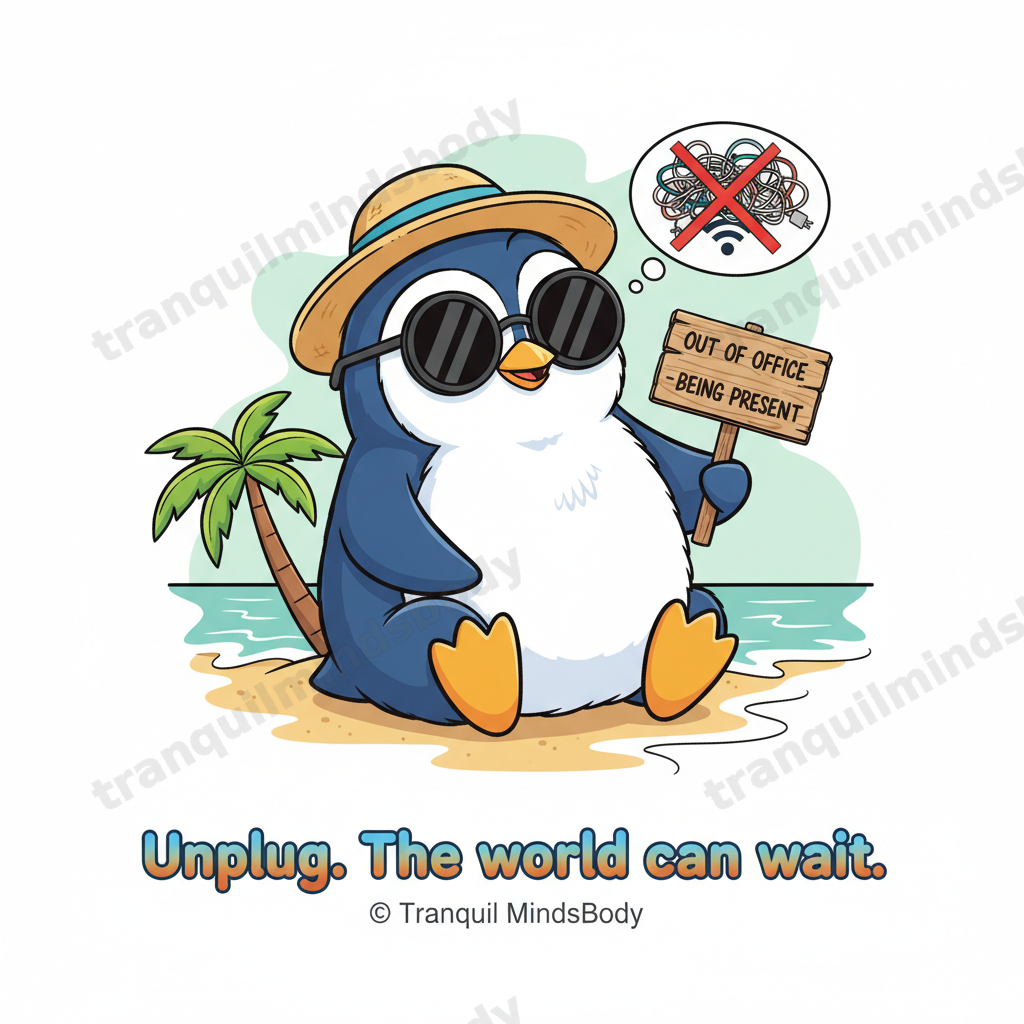 Mindfulness & Stillness Wellness Card Pack – Cartoon Edition – 5 Digital Cards