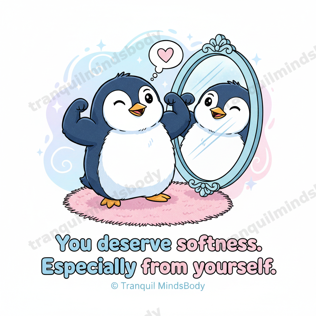 Self-Care Rituals Wellness Card Pack – Cartoon Edition – 5 Digital Cards