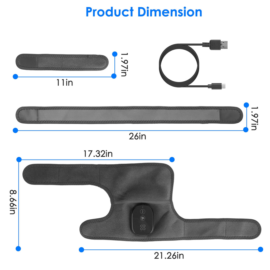 Masajeador articular térmico FlexRelief 3 en 1 para el alivio del dolor