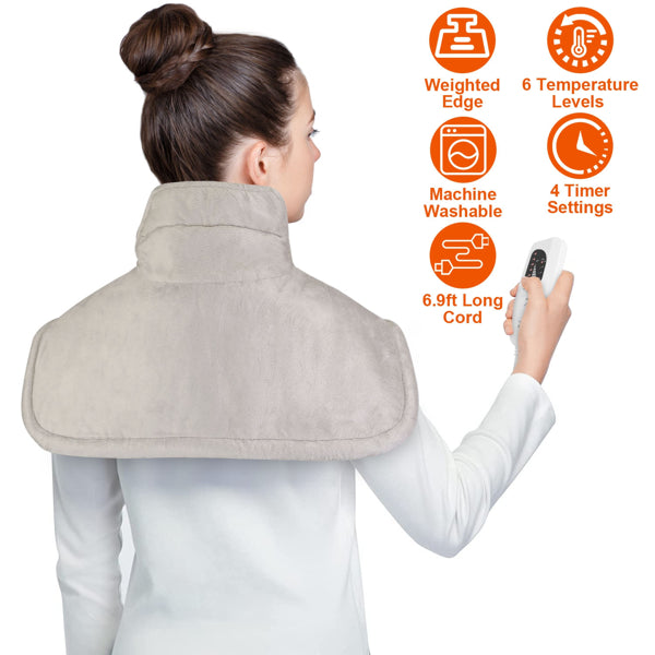Deep Relief Neck And Shoulder Heating Pad For Muscle Relaxation