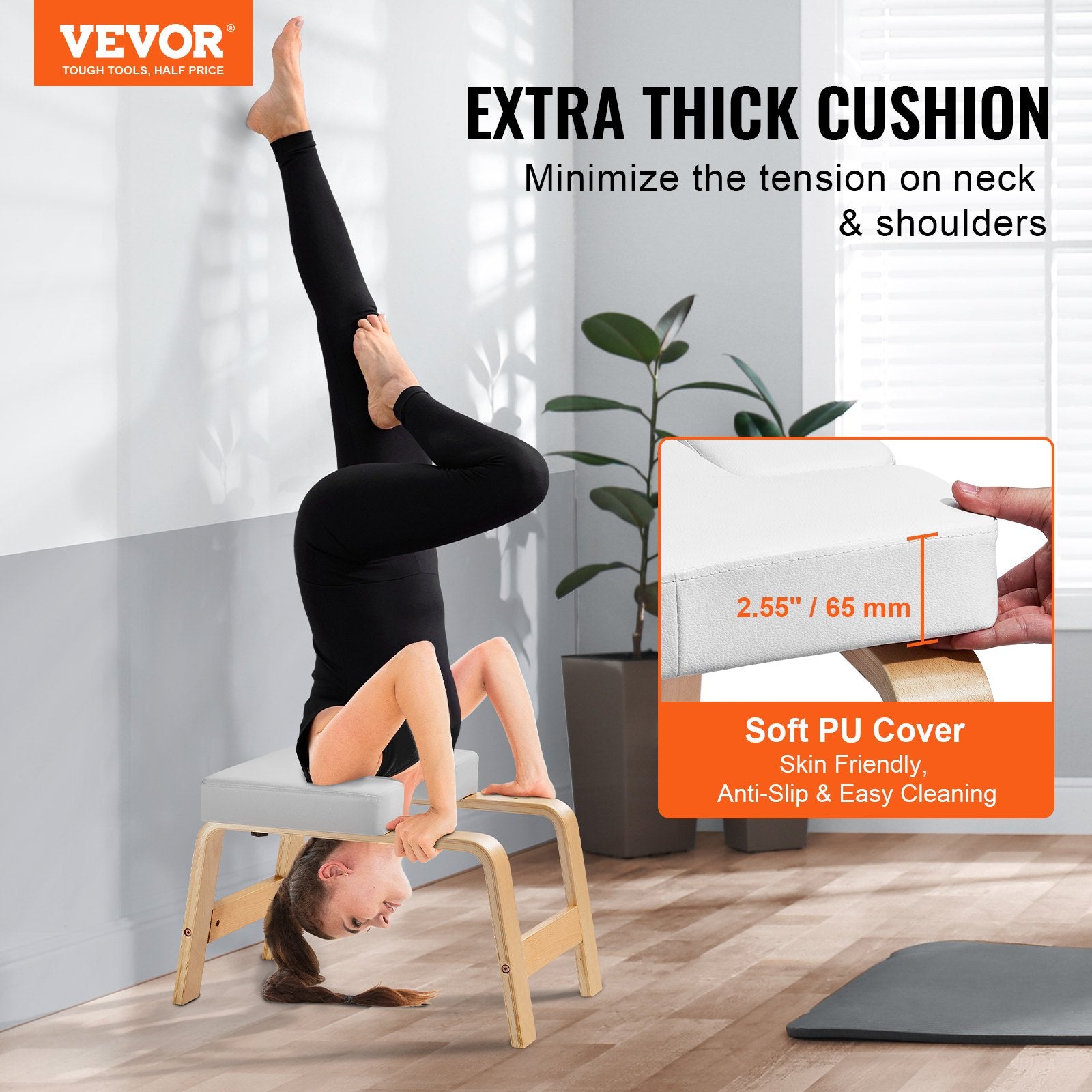 Yoga Headstand Bench For Balance Strength And Stress Relief