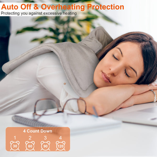 Deep Relief Neck And Shoulder Heating Pad For Muscle Relaxation