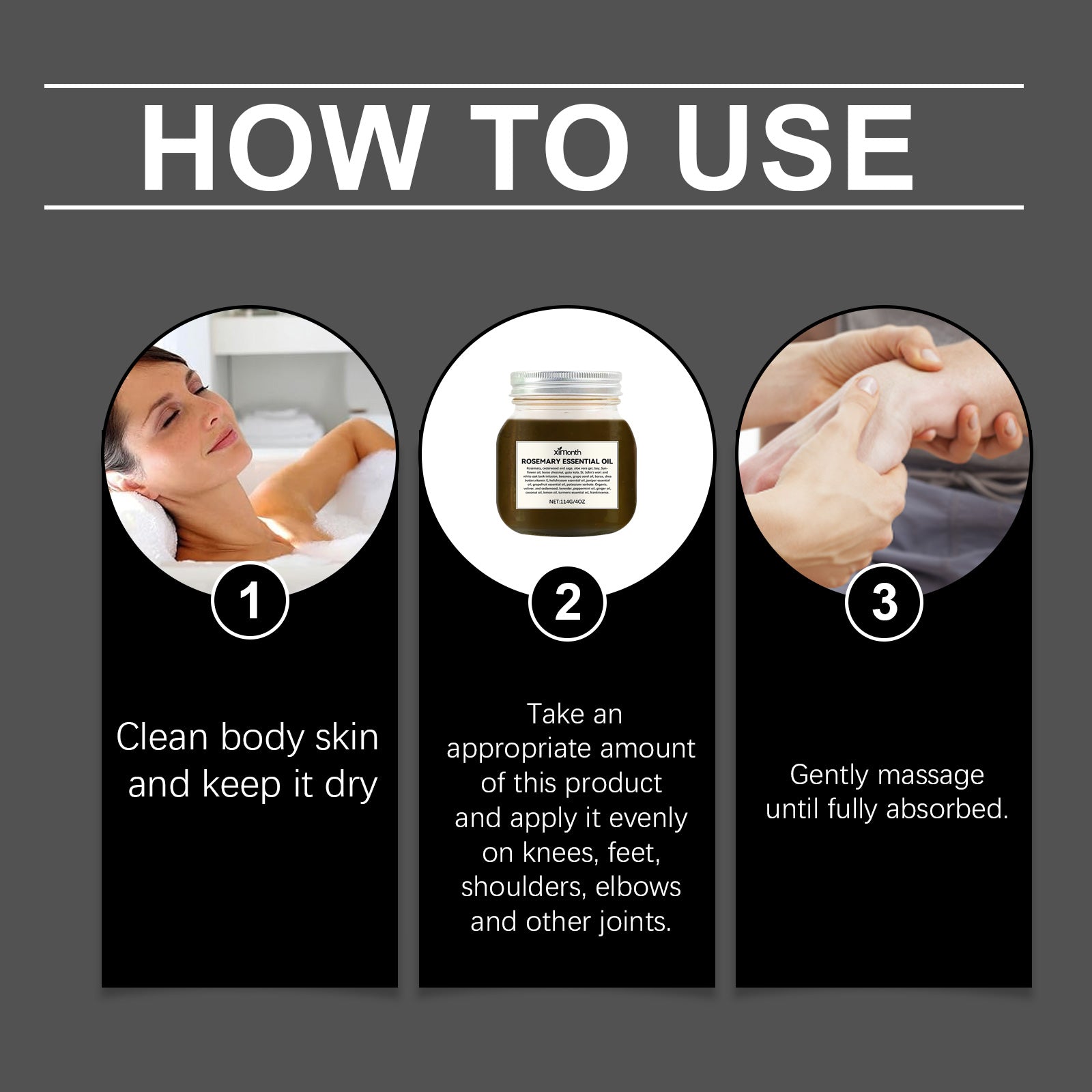 PureRosemary Massage Oil