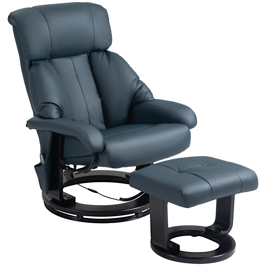 Swivel Massage Recliner Set
