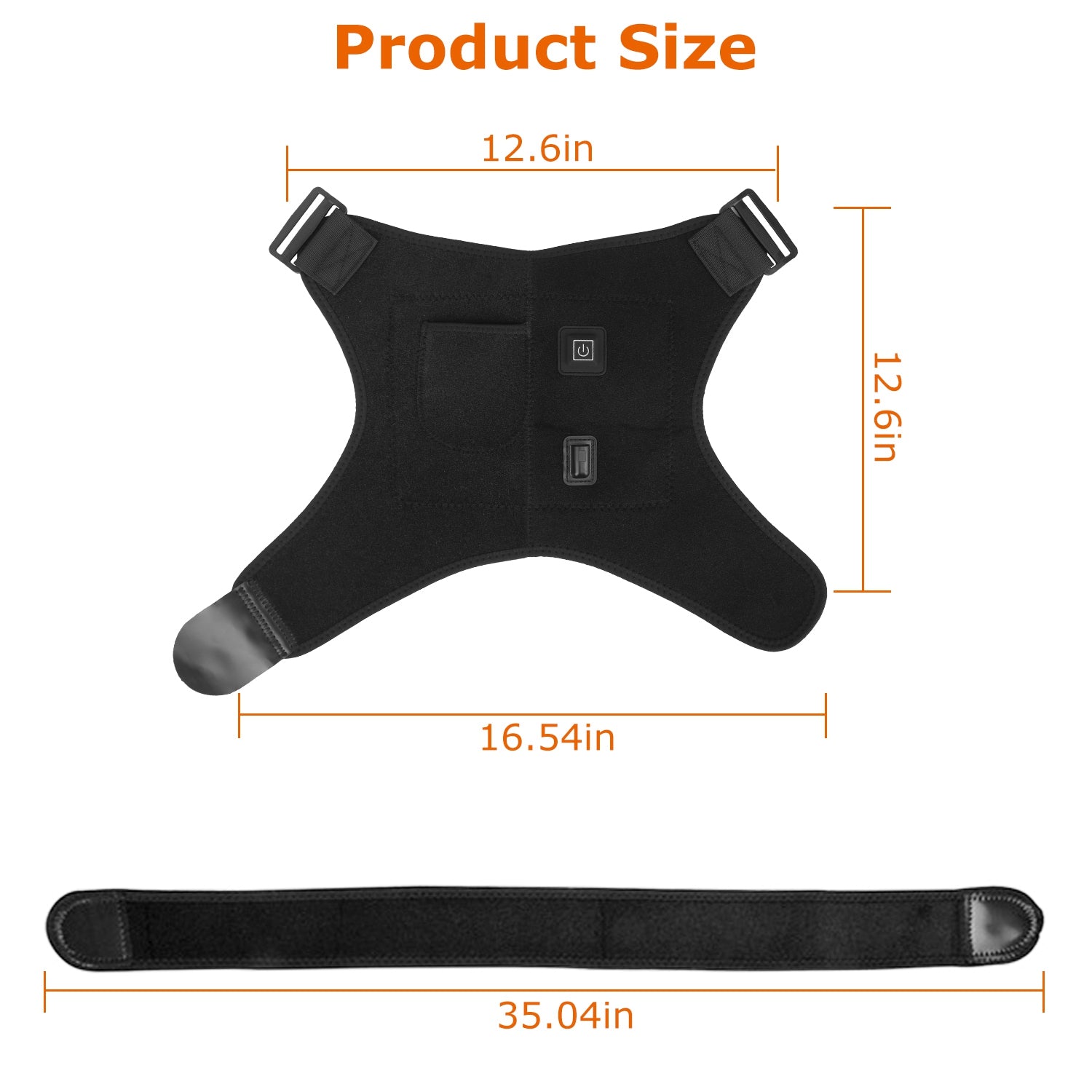Soporte térmico para hombro ShoulderRelief para el dolor y la comodidad.