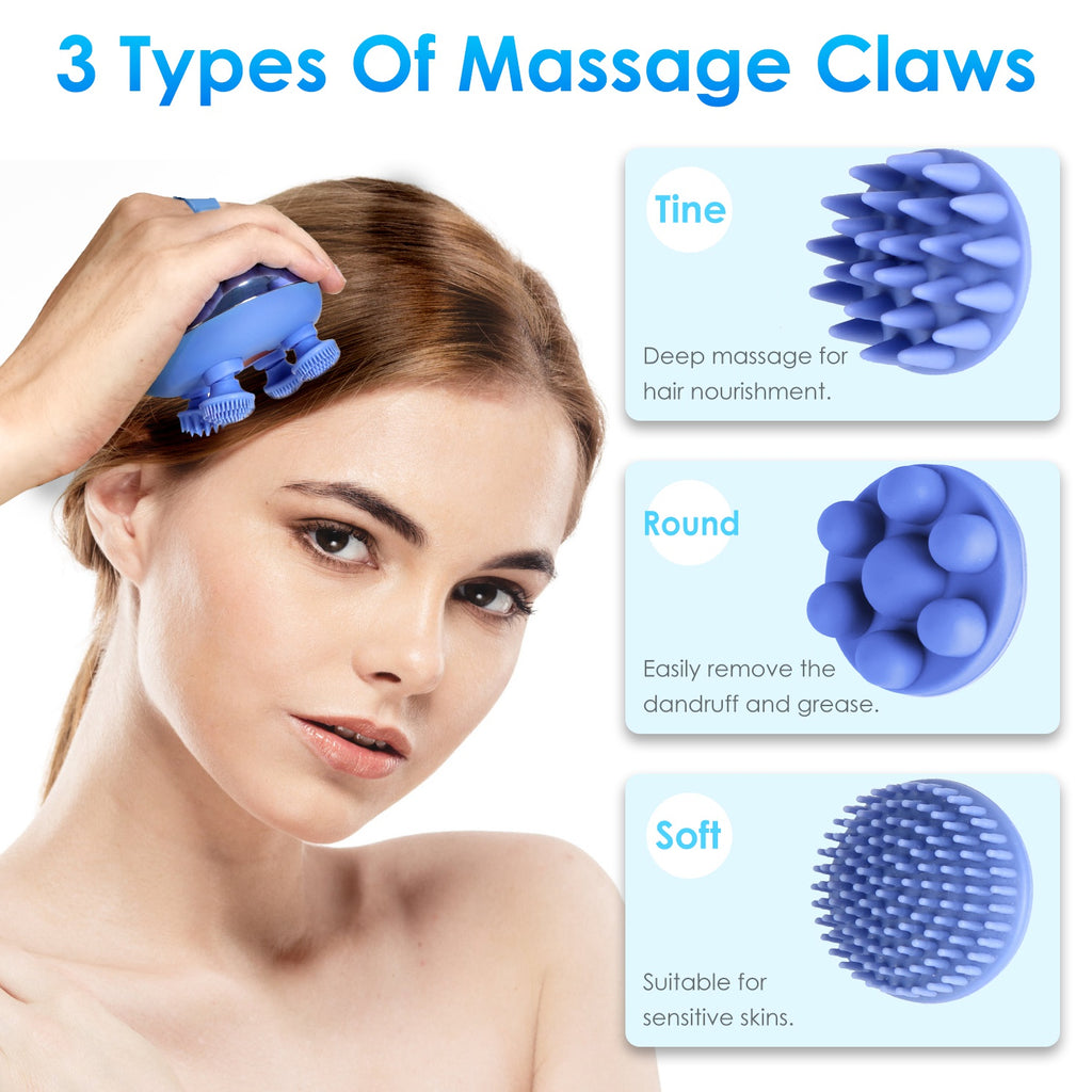 Masseur de tête électrique RelaxScalp pour une relaxation et un confort profonds