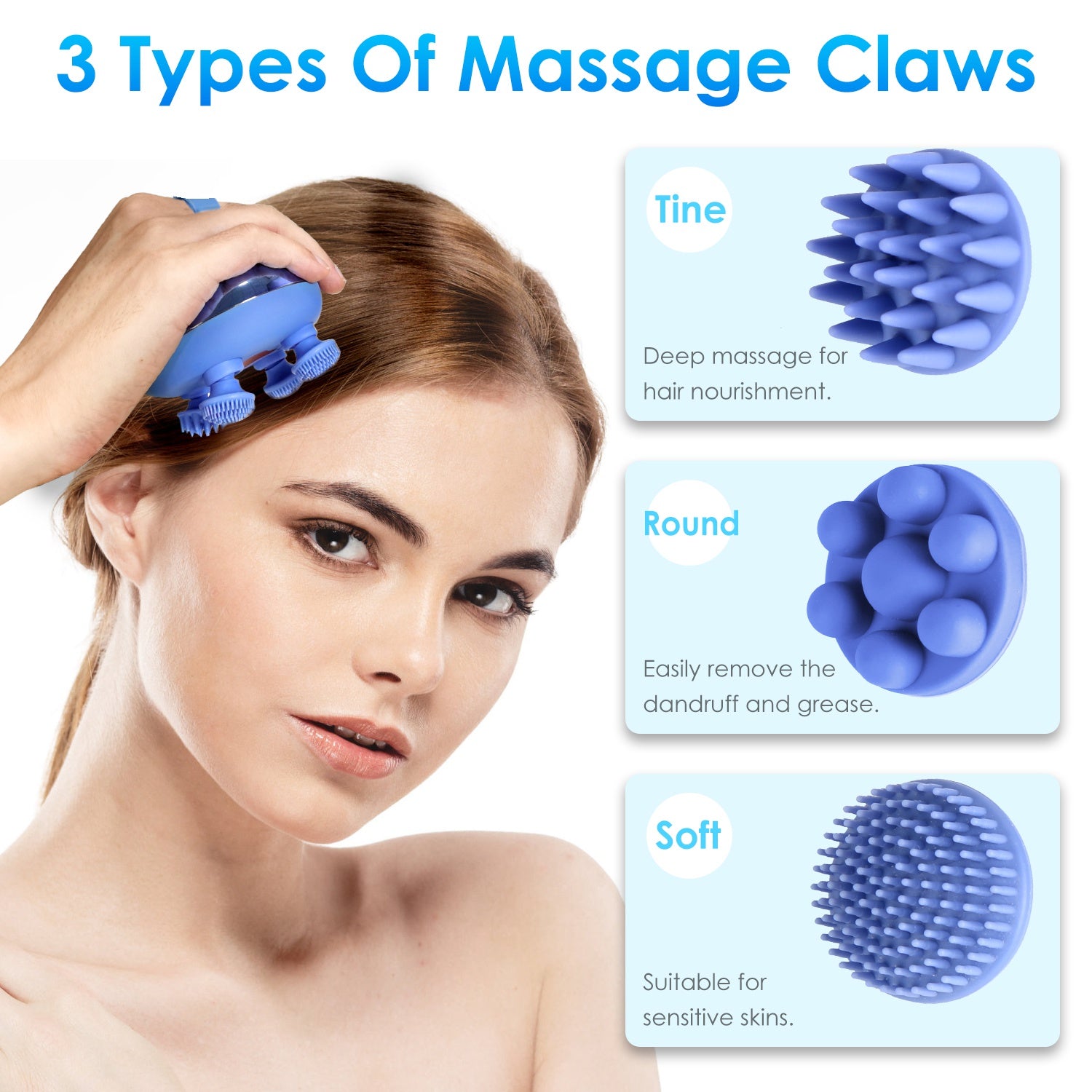 RelaxScalp Electric Head Massager For Deep Relaxation And Comfort