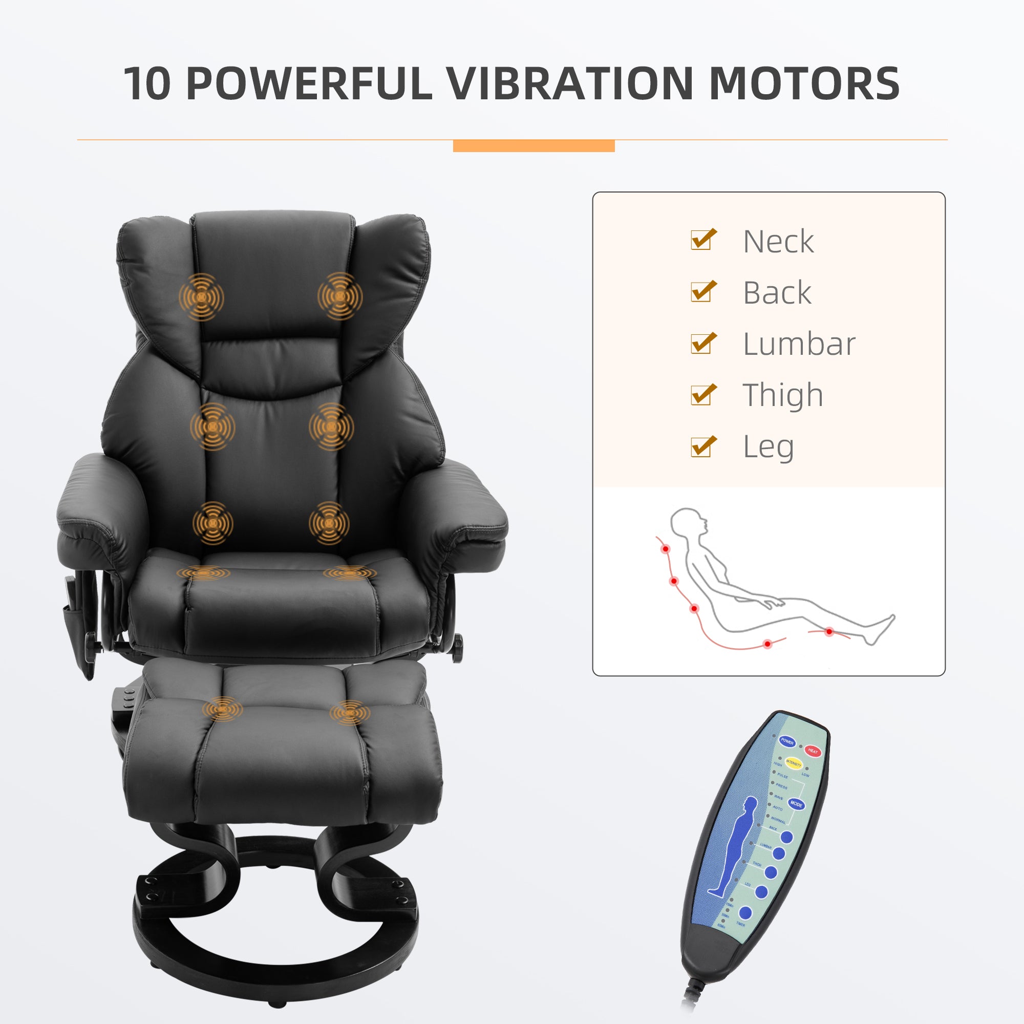 360° Massage Recliner Chair