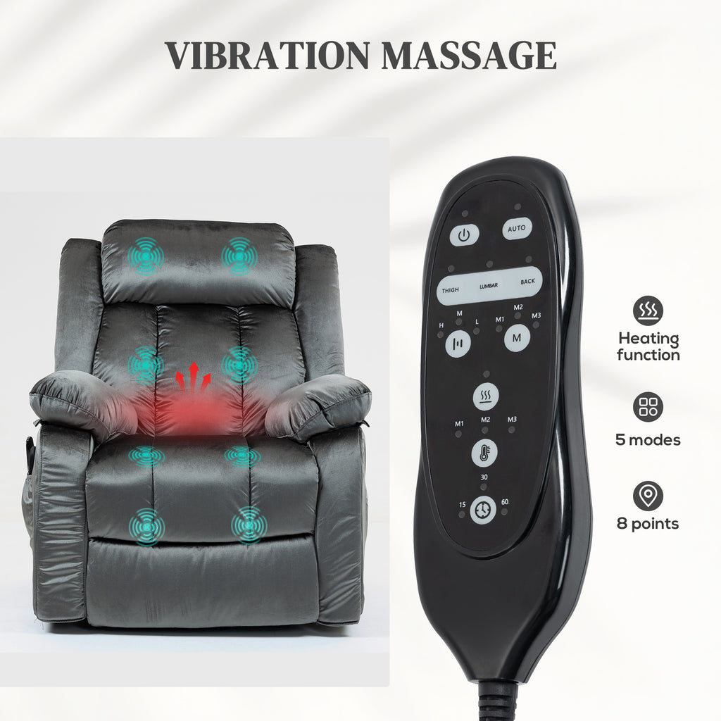 Power Lift Massage Recliner