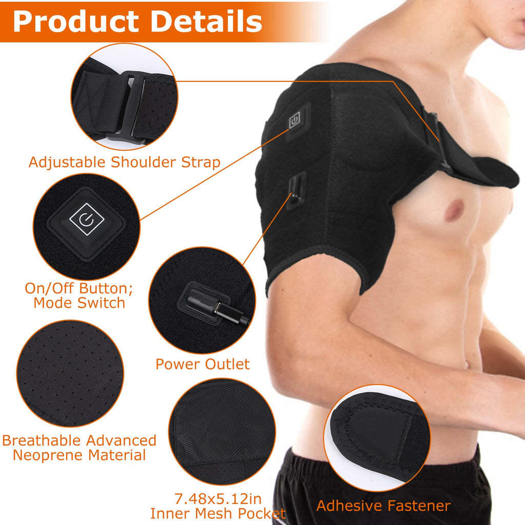 Soporte térmico para hombro ShoulderRelief para el dolor y la comodidad.