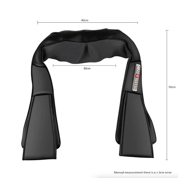 Masajeador de cuello y espalda Shiatsu DeepRelief para la relajación muscular.