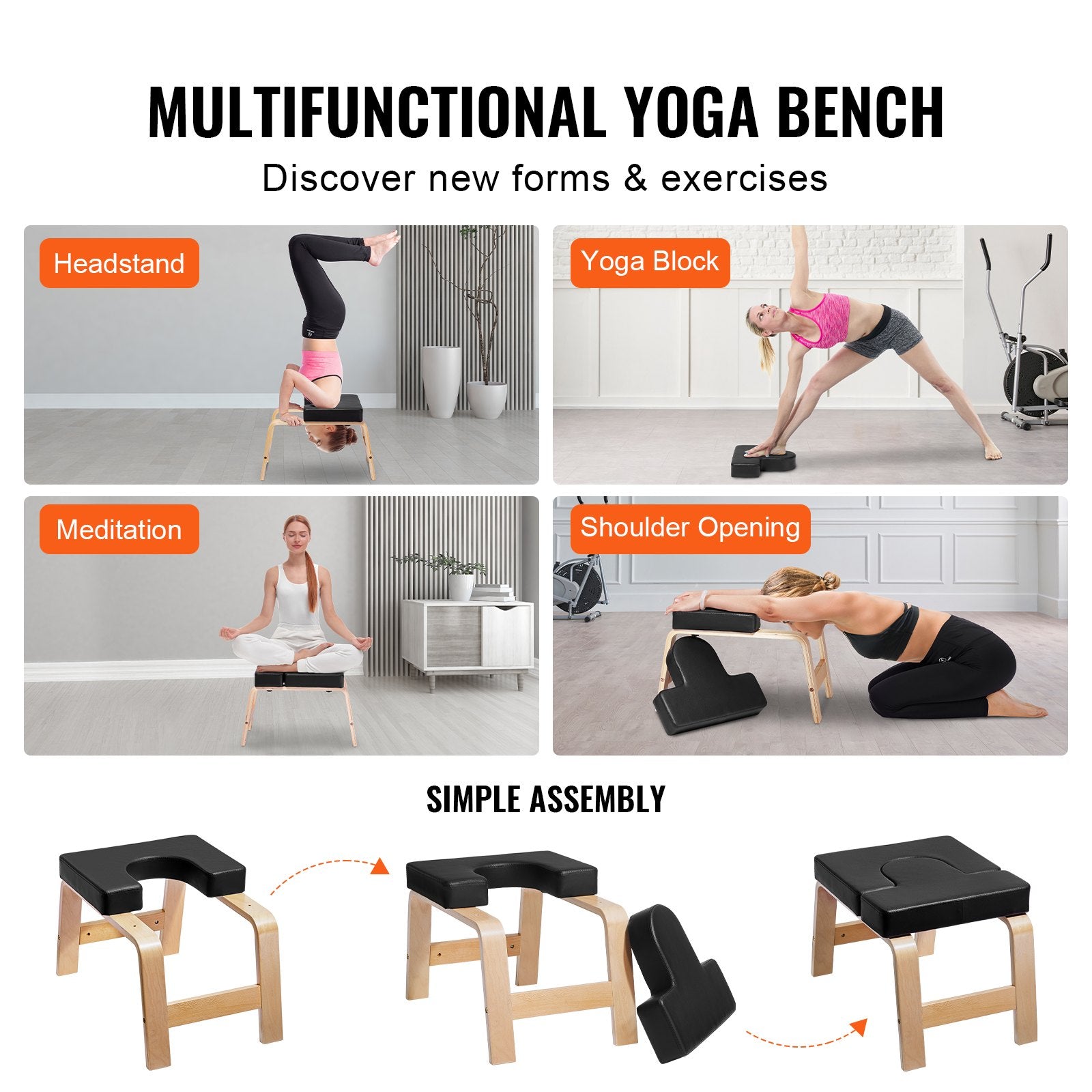 Headstand Recovery Yoga Chair