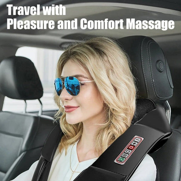 Masajeador de cuello y espalda Shiatsu DeepRelief para la relajación muscular.